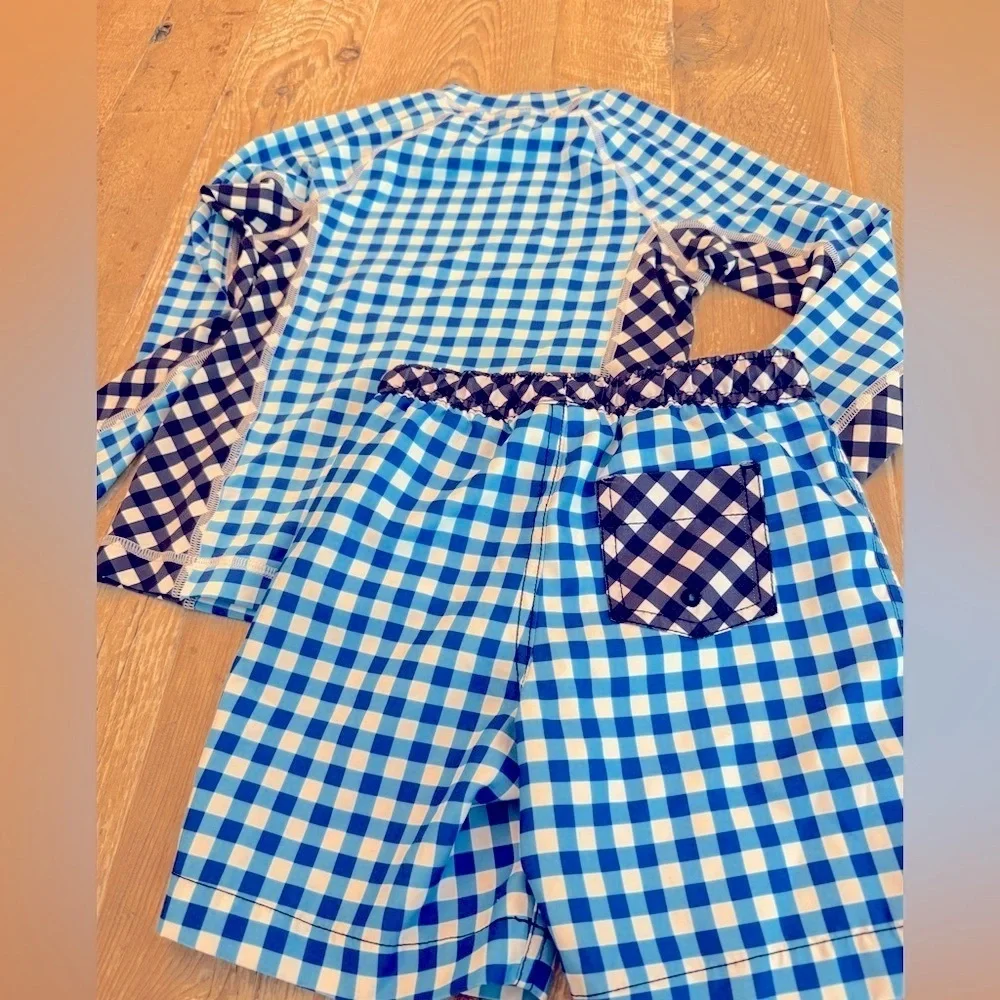 Kids Lands End Draper James Swim top size xs and swim shorts xxs